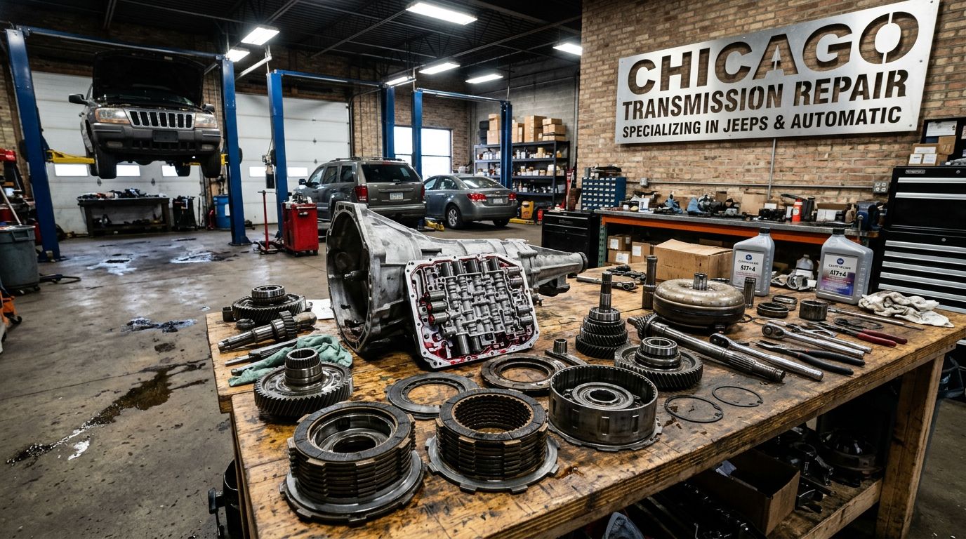 2017 Jeep Grand Cherokee Transmission Repa...