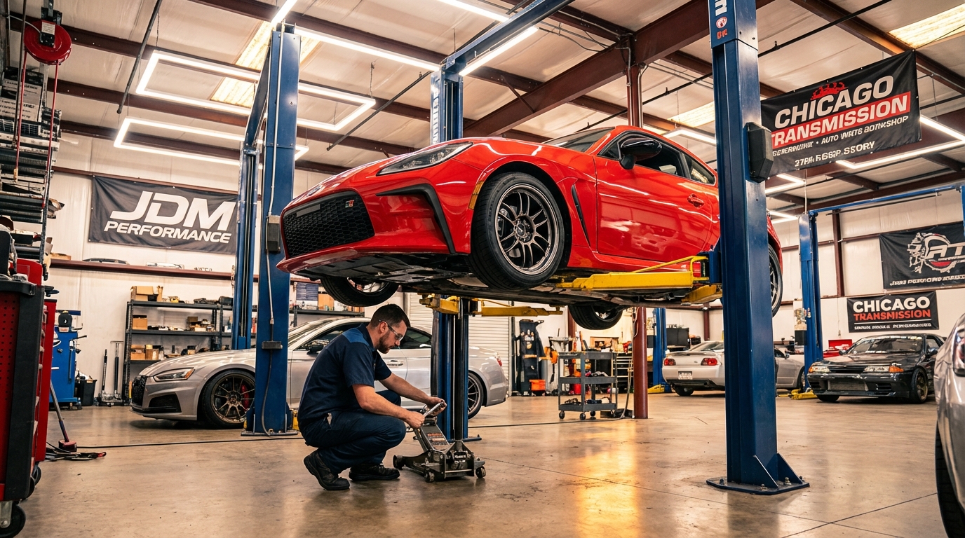 RE0F10A/D/E Arlington Heights Transmission Repair warning signs inspected in Arlington Heights