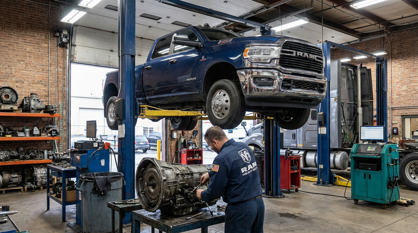 2018 Ram 1500 Transmission Repair Cost in Arlington Heights: ZF 8HP70 Issues and Real Pricing - Arlington Heights Transmission photo