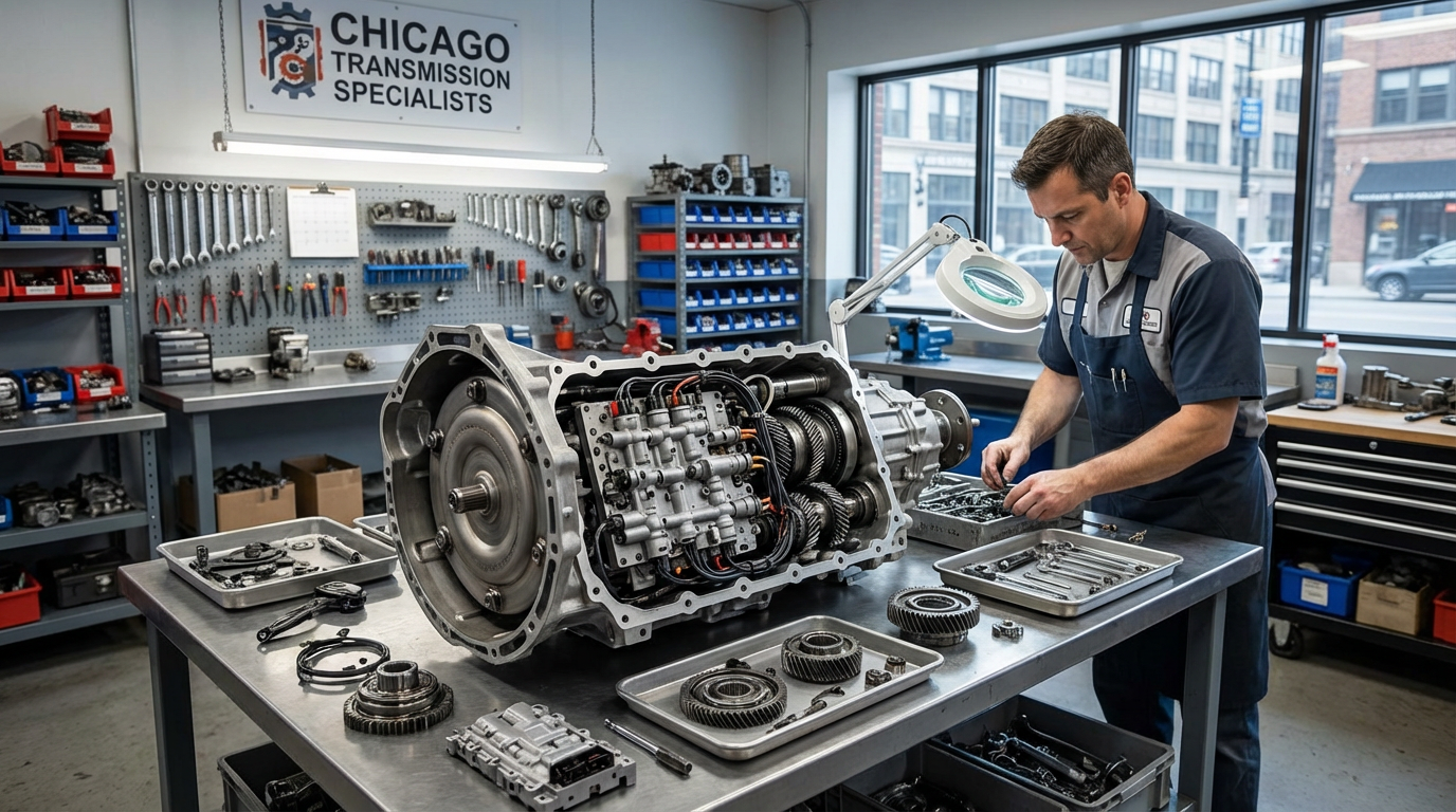 Experienced mechanic - p0742 at Arlington Heights Transmission free diagnostic