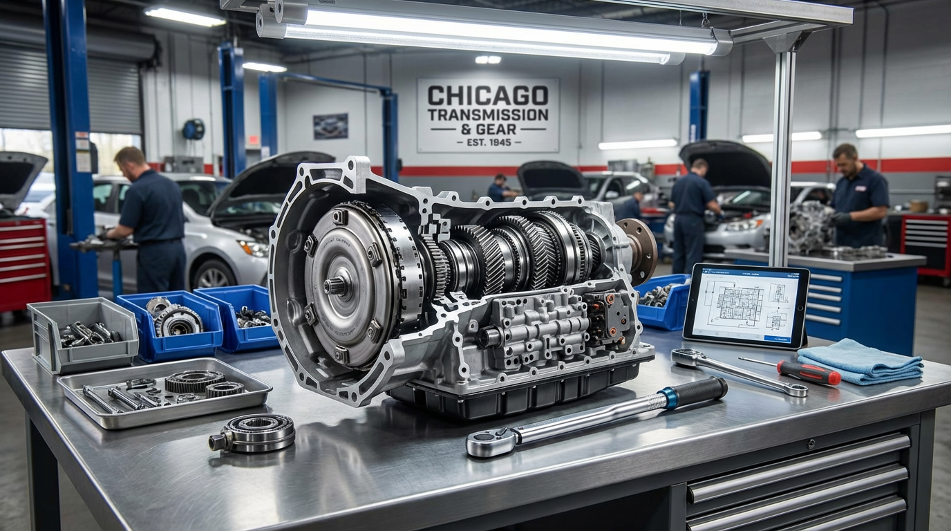RE0F10A/D/E Arlington Heights Transmission Repair CVT Belt, Pulley & Valve Body Diagnosis service photo at Arlington Heights Transmission