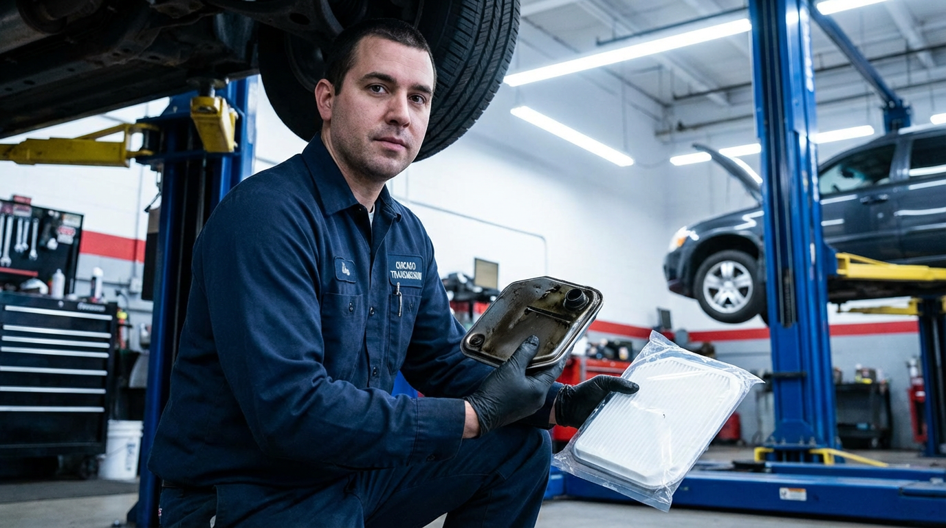 Arlington Heights Transmission technician working on p0765 - Arlington Heights