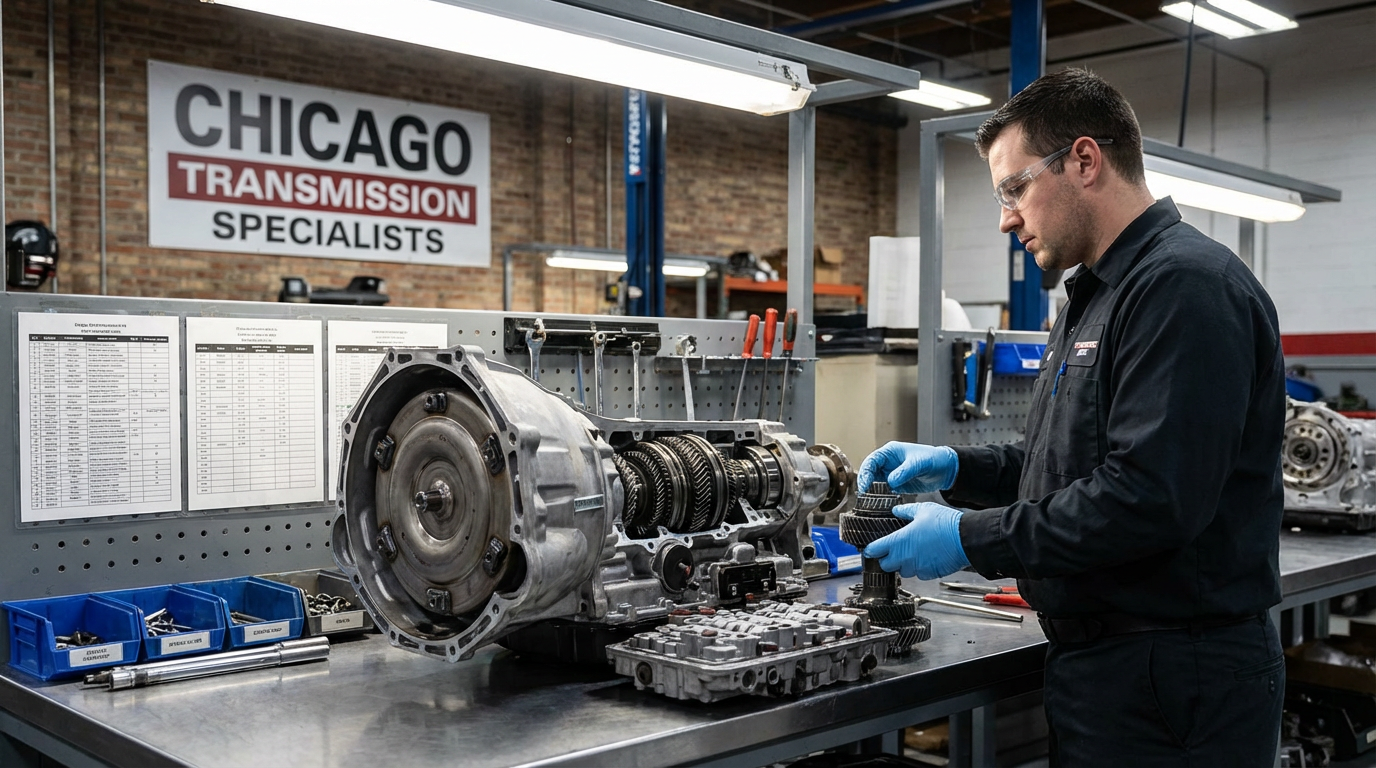 P0732 repair service - Arlington Heights Transmission 2-year / 24,000-mile warranty rebuild