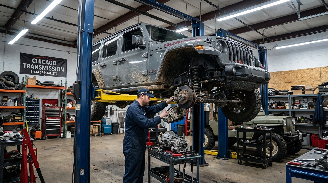 Jeep Grand Cherokee 545RFE Slipping: Causes, Cost and Timeline - Arlington Heights Transmission photo