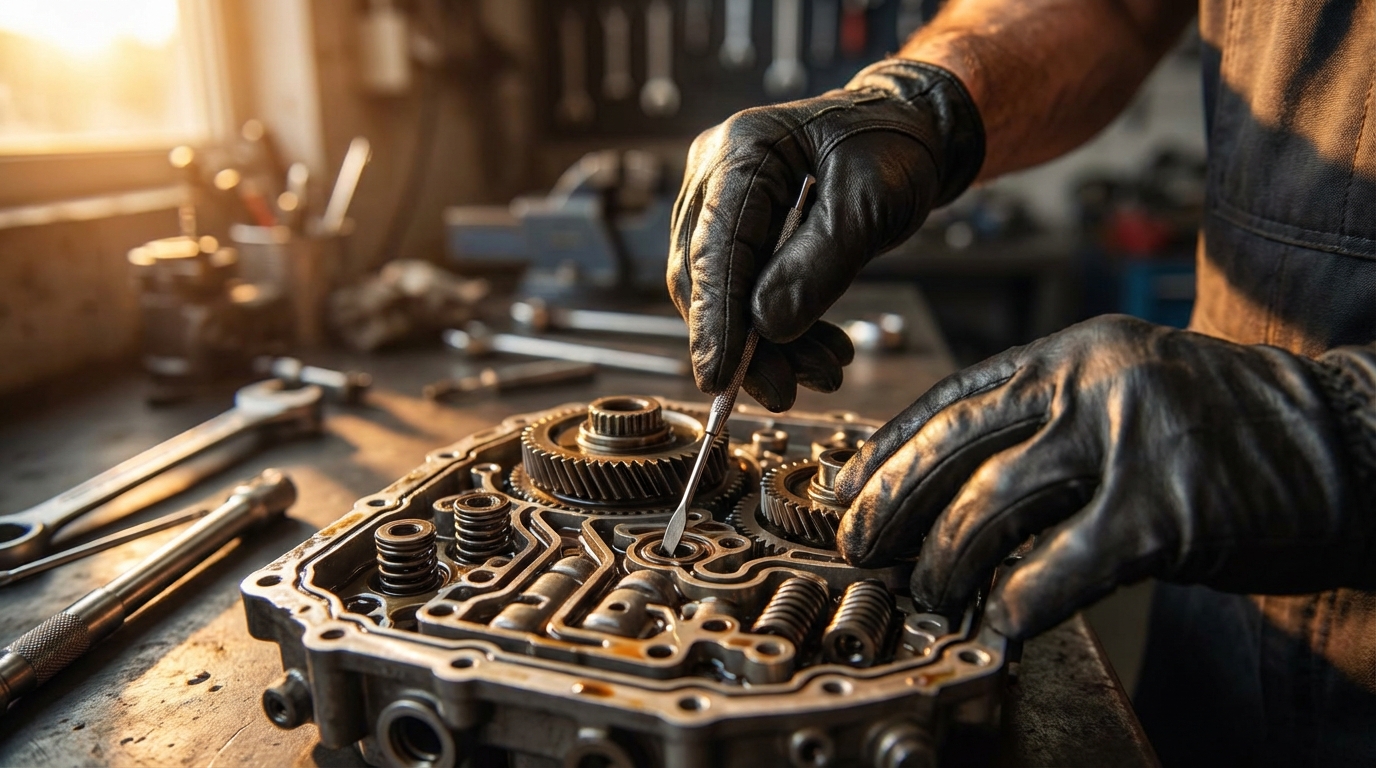 Transmission repair specialist diagnosing p0734 in Arlington Heights IL