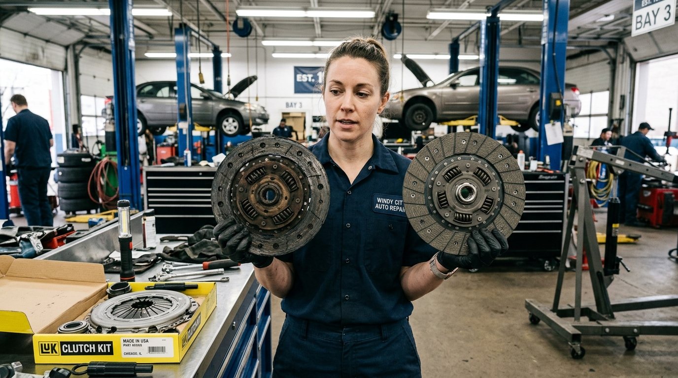Clutch Replacement Arlington Heights inspection photo at Arlington Heights Transmission