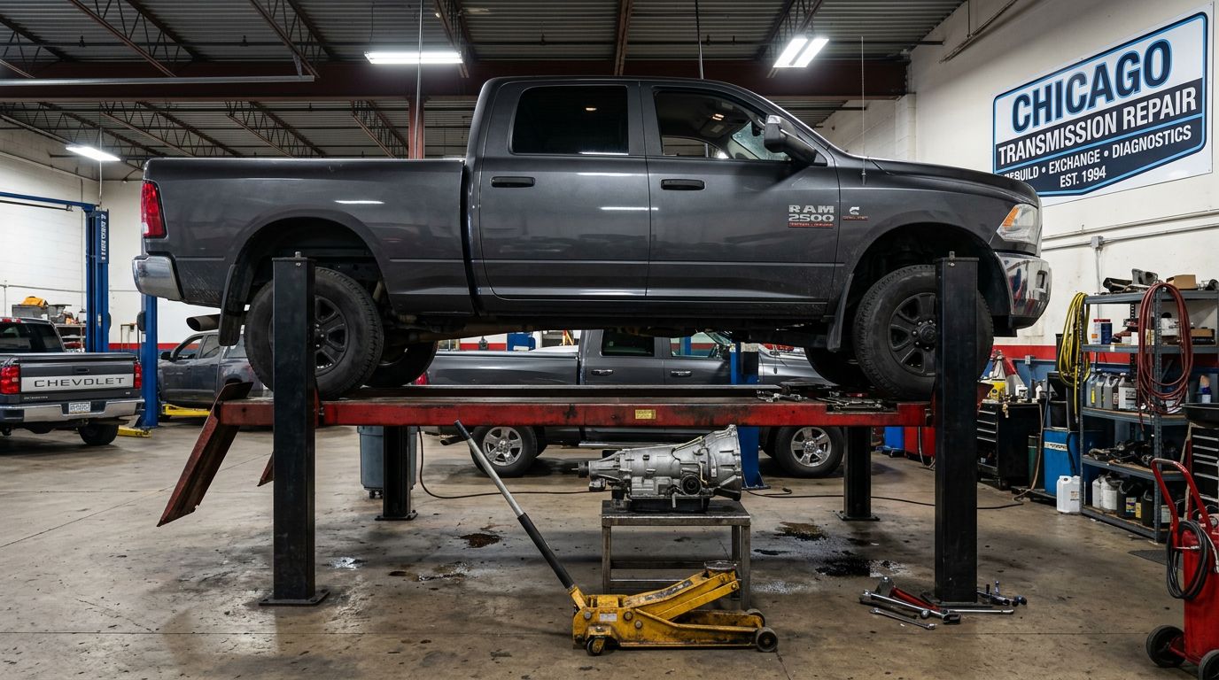 Dodge Ram Transmission Problems in Arlington Heights: 545RFE and 68RFE Failure Guide inspection and repair in Arlington Heights