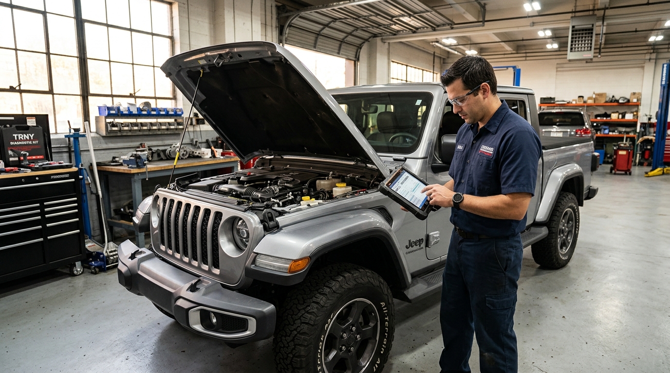 Jeep Grand Cherokee 545RFE Slipping: Causes, Cost and Timeline - Arlington Heights Transmission photo
