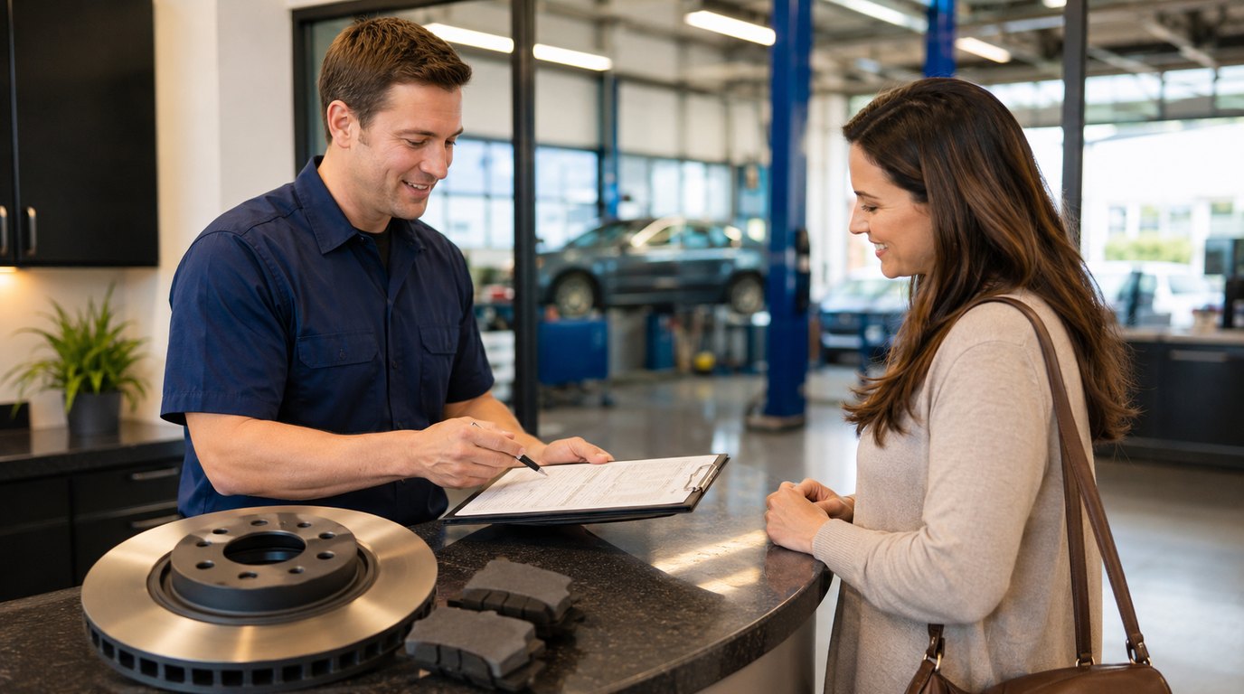 Brake Repair Arlington Heights Stop Cleanly. Diagnose Clearly. service photo at Arlington Heights Transmission