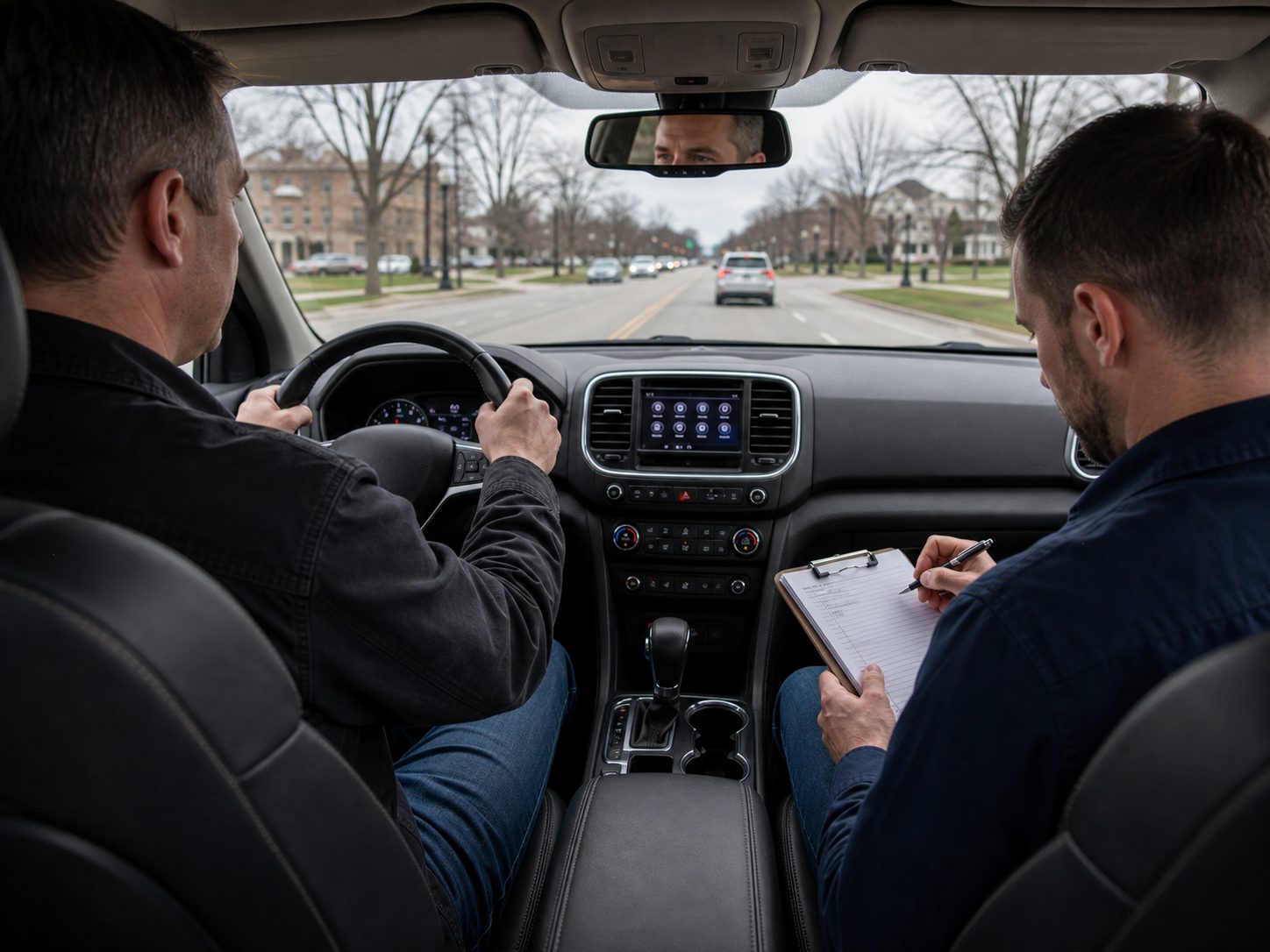 Barrington transmission road test after symptom intake