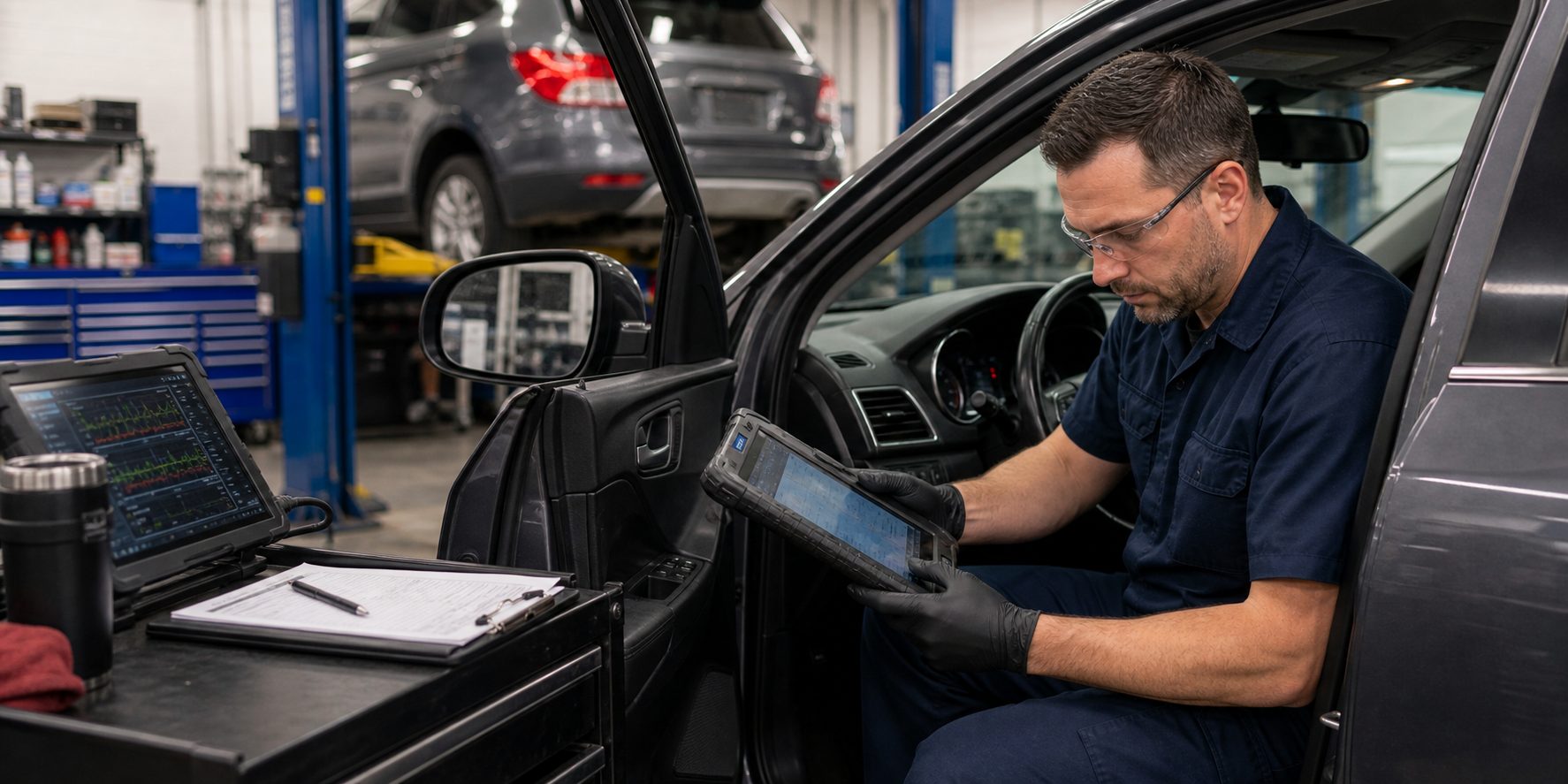 Diagnostic scan and road test notes for Arlington Heights transmission drivers