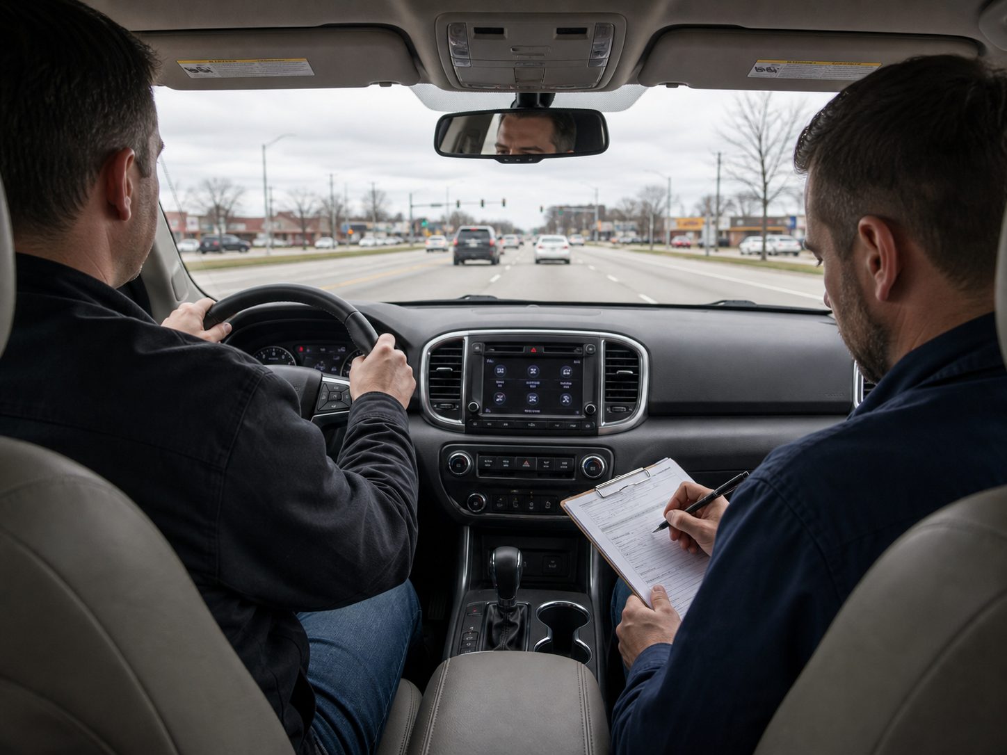 Mount Prospect transmission road test after symptom intake