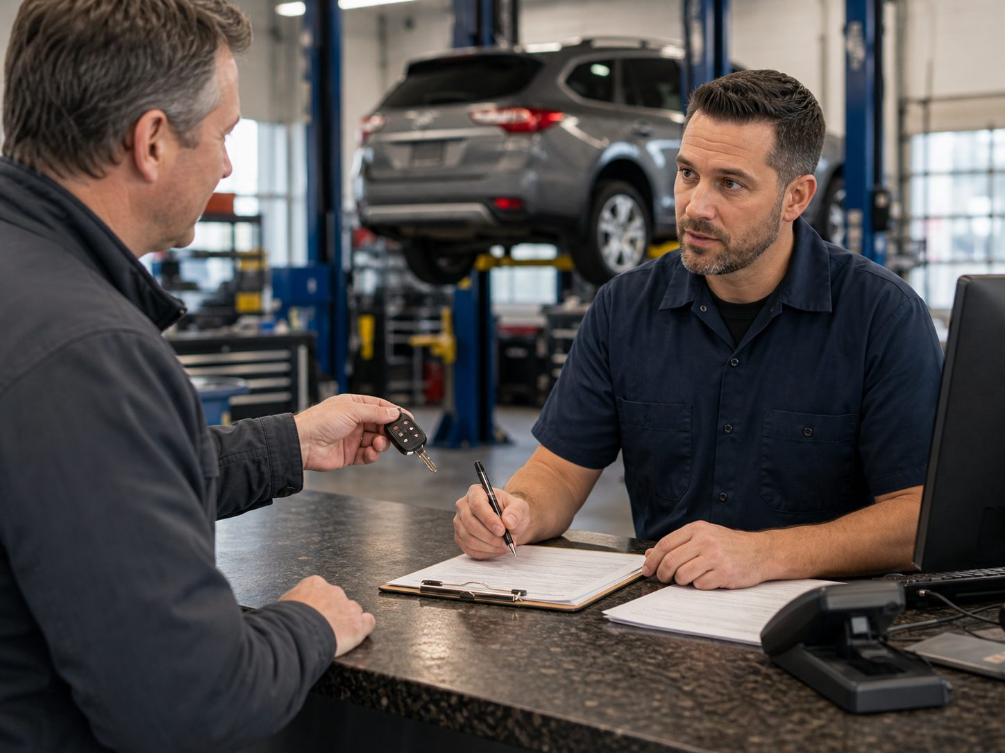 Rolling Meadows transmission repair intake for symptoms, mileage, and prior estimates