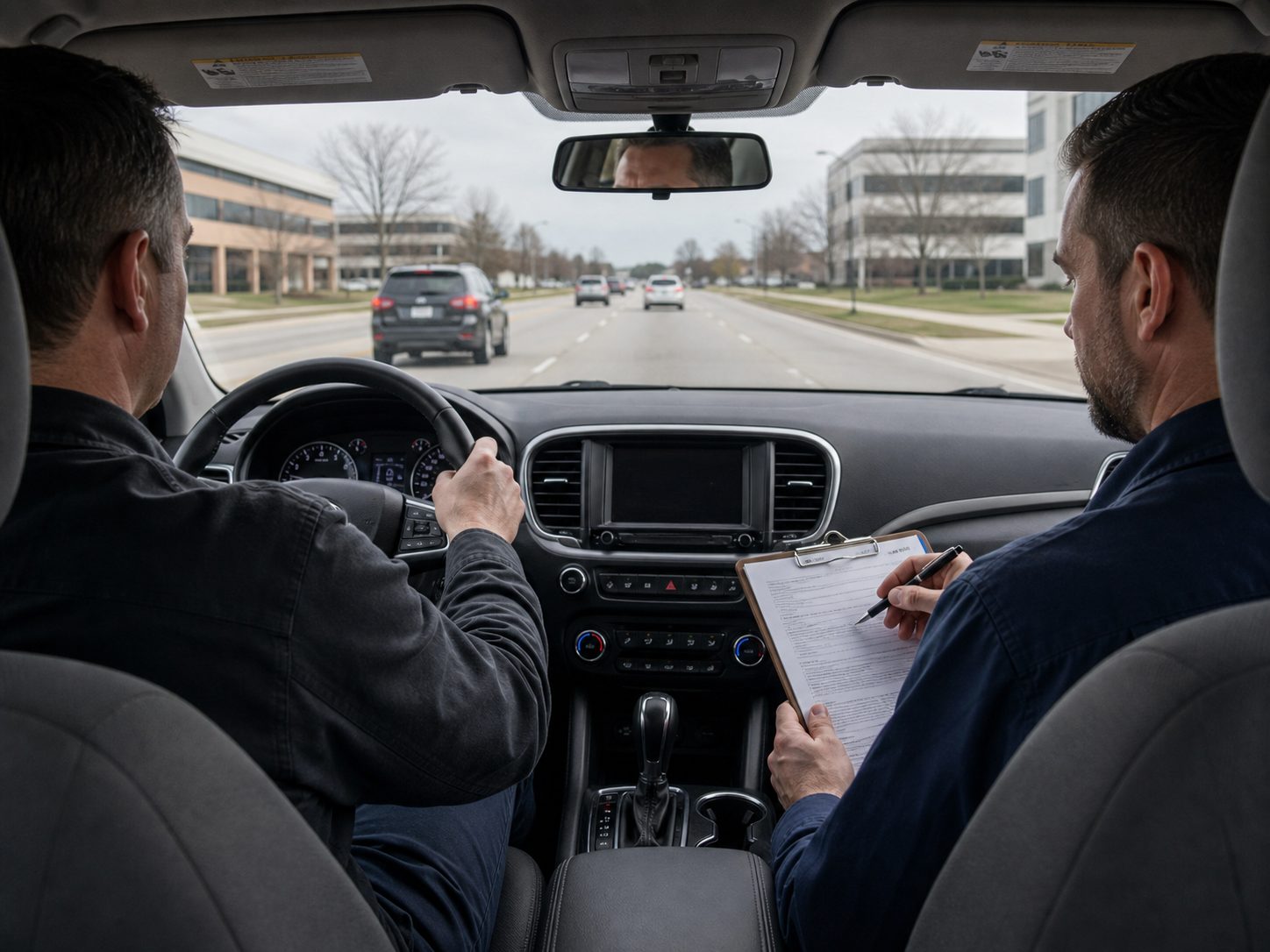 Rolling Meadows Route 53 road test for slipping and delayed shifting