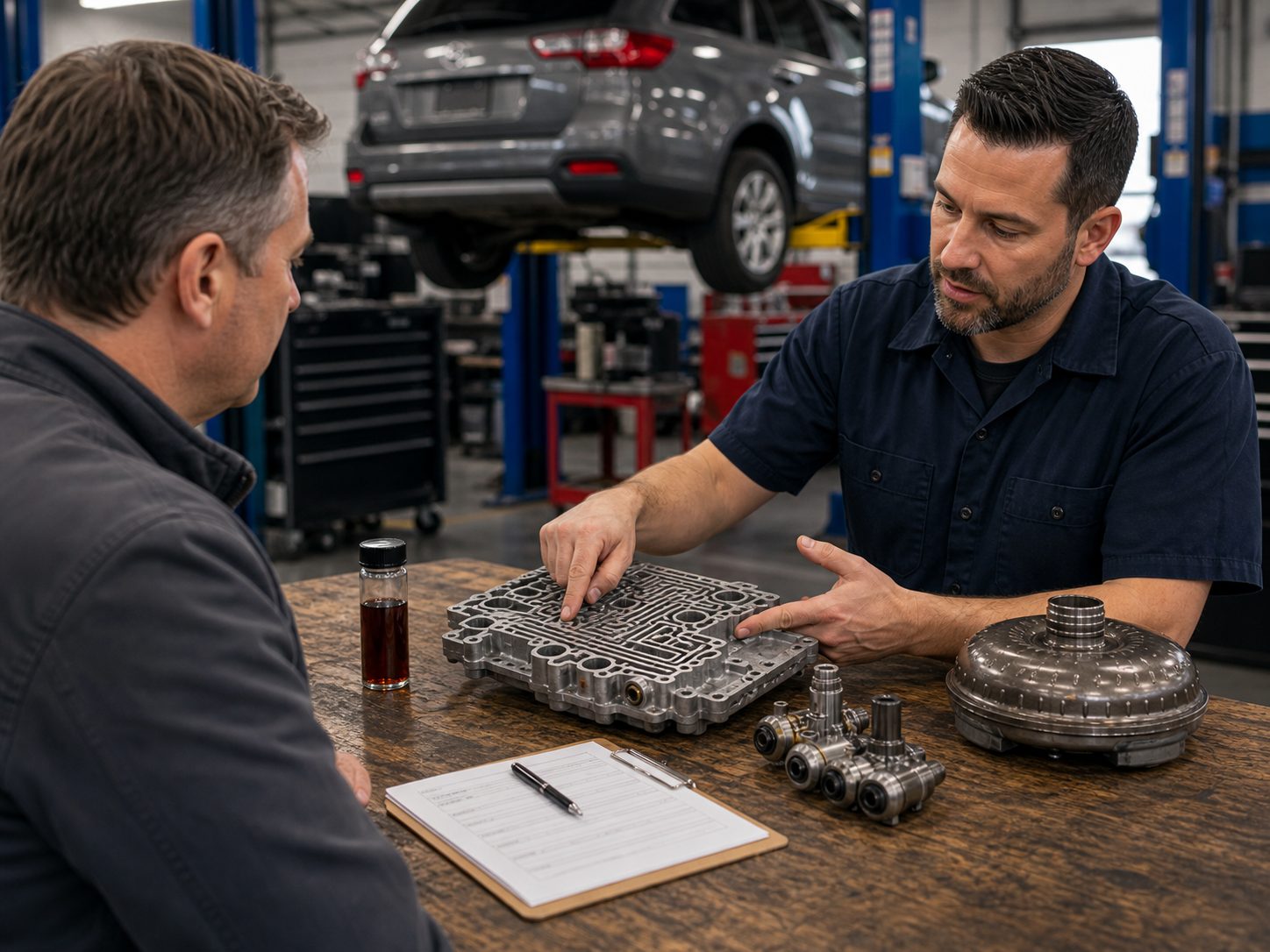 Transmission repair path explained for Wheeling customers