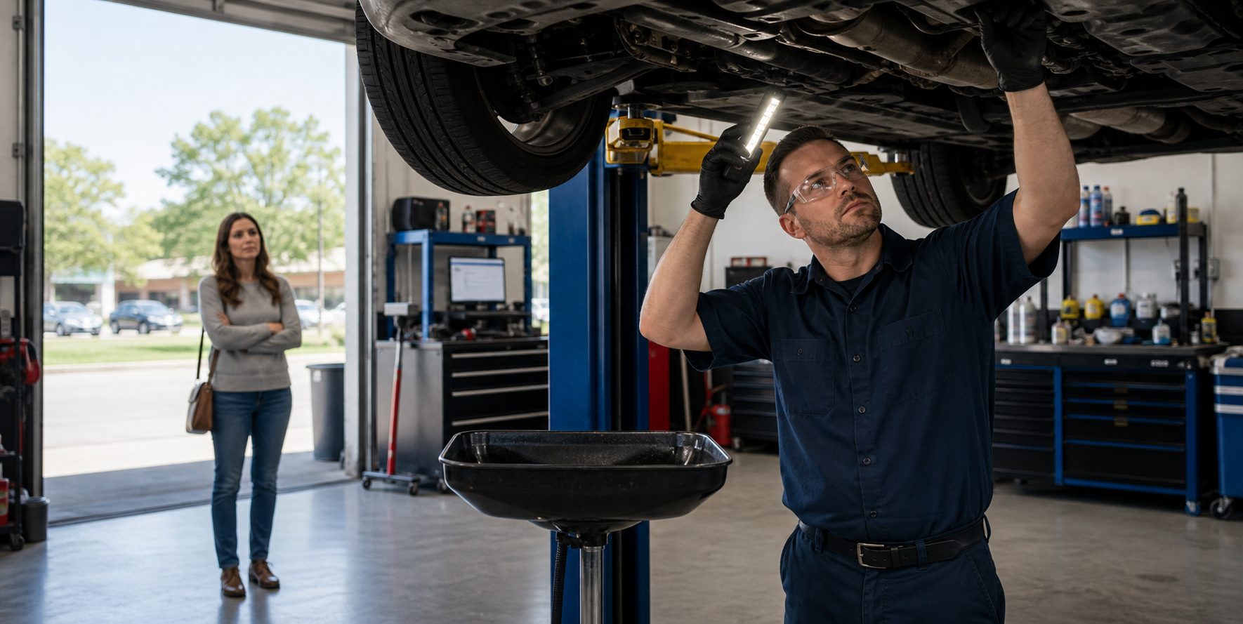 Free diagnostic bay inspection before an Arlington Heights transmission repair decision