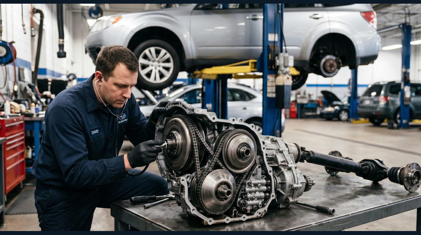 shift solenoid replacement and internal transmission inspection for Free Transmission Diagnostic inspection