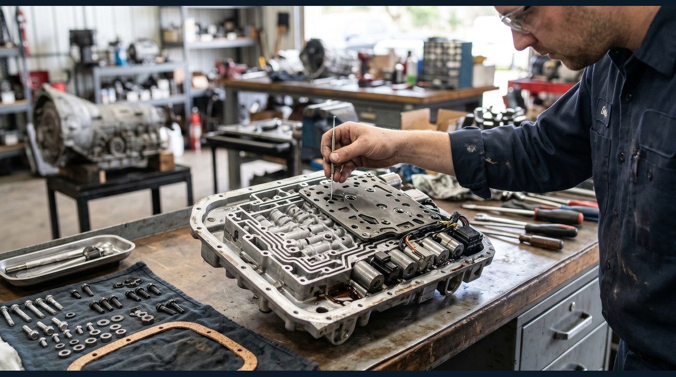 valve body hydraulic passage inspection for Free Transmission Diagnostic repair plan