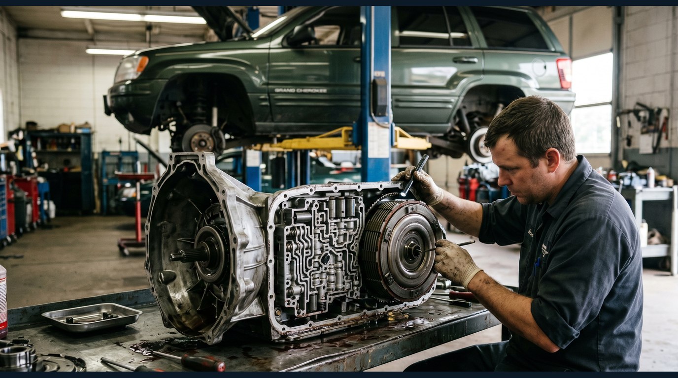 valve body and pump service workbench for Torque Converter Replacement repair plan