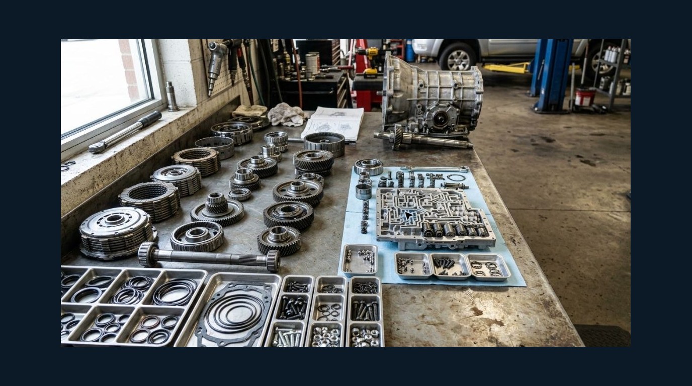 remanufactured transmission parts layout and rebuild comparison for Used Transmission Installation symptoms