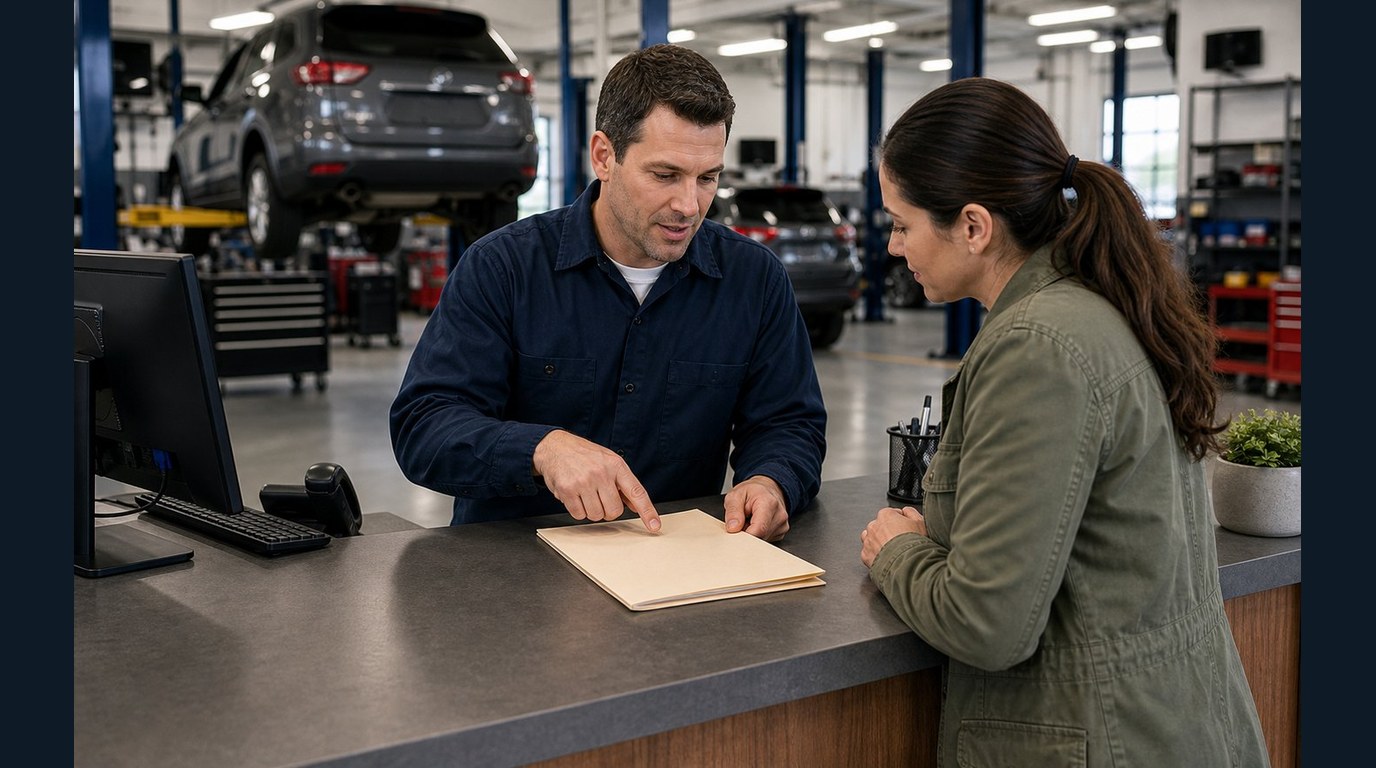 Arlington Heights Transmission service counter for website terms and customer service information