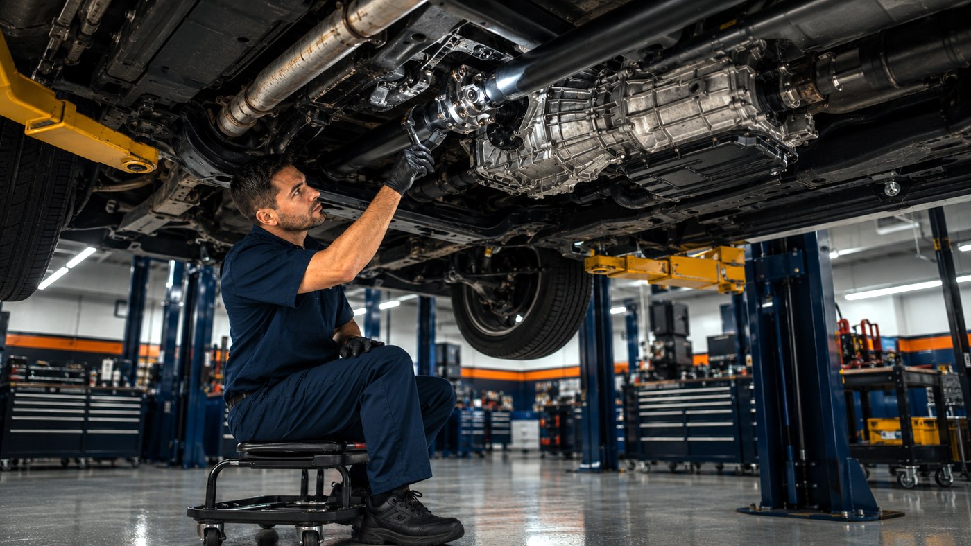 Transfer Case Repair Arlington Heights warning signs inspected in Arlington Heights