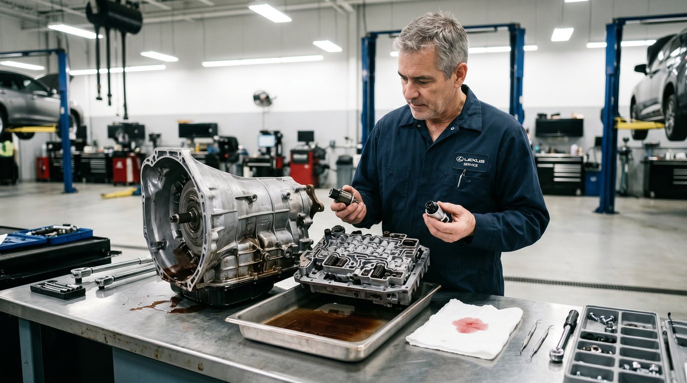BMW ZF 6HP mechatronic sleeve and leak diagnosis for BMW inspection