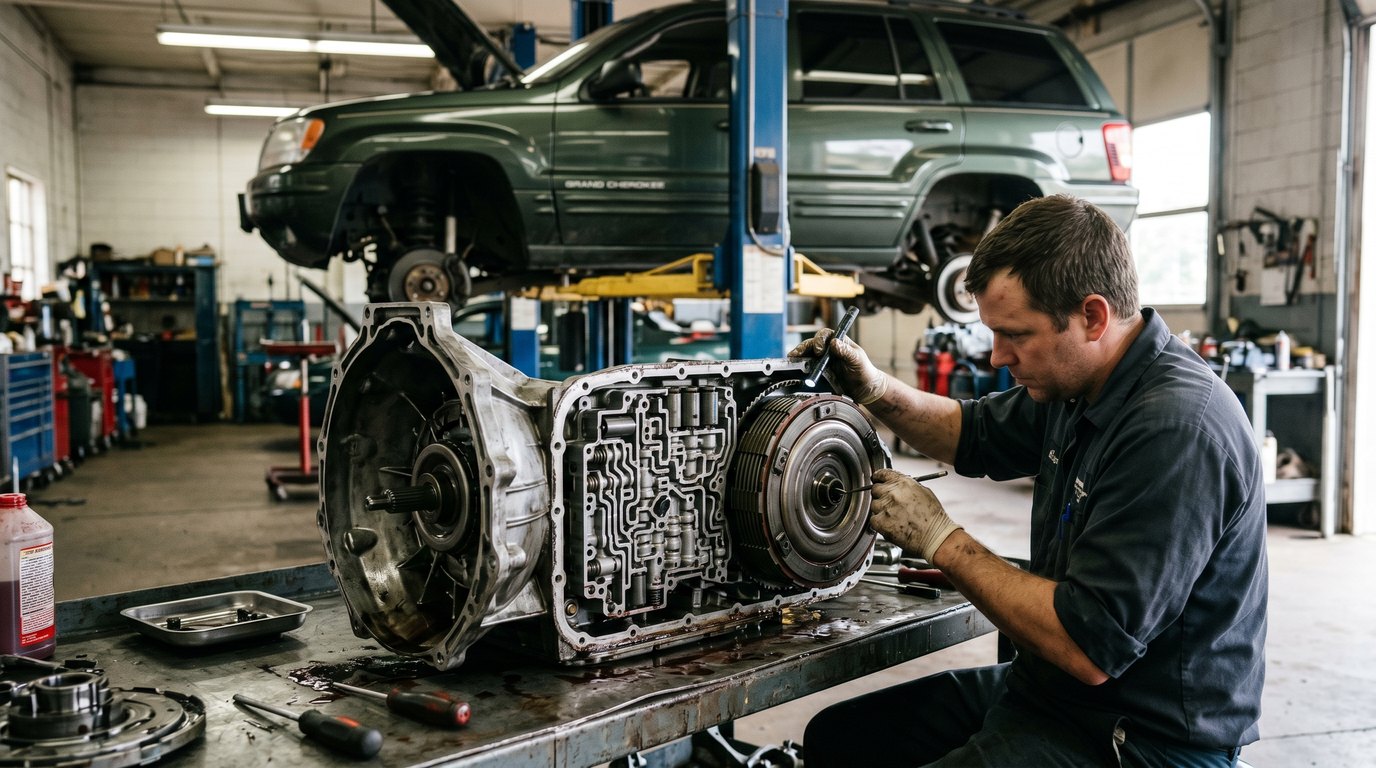 GM 10-speed valve body and pump service inspection for Cadillac Escalade inspection