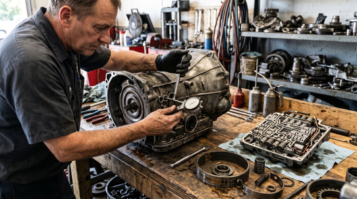 GMC Yukon repair path inspection GM 8L90 shudder and internal transmission diagnosis for GMC Yukon repair planning