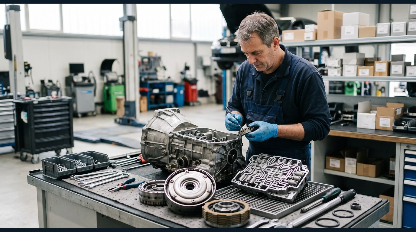 heavy-duty truck transmission service and inspection for GMC use