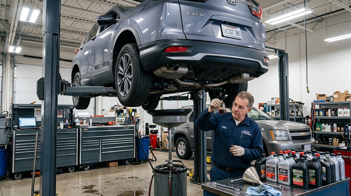 Civic automatic, CVT, slipping, judder, delayed engagement, and shift diagnosis Honda Civic transmission repair inspection for Honda Civic transmission repair in Arlington Heights