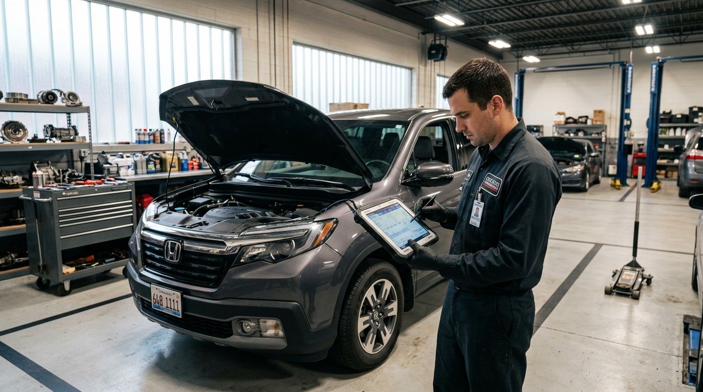 Honda Pilot transmission and AWD inspection for Honda Pilot transmission repair in Arlington Heights