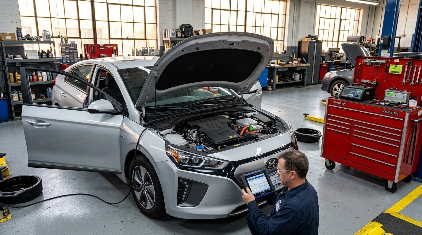 Hyundai Palisade transmission diagnostic inspection