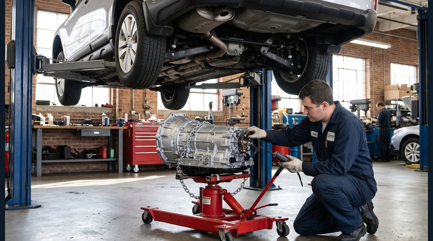 Jaguar transmission diagnosis in Arlington Heights Jaguar F-PACE ZF 8-speed diagnostic inspection