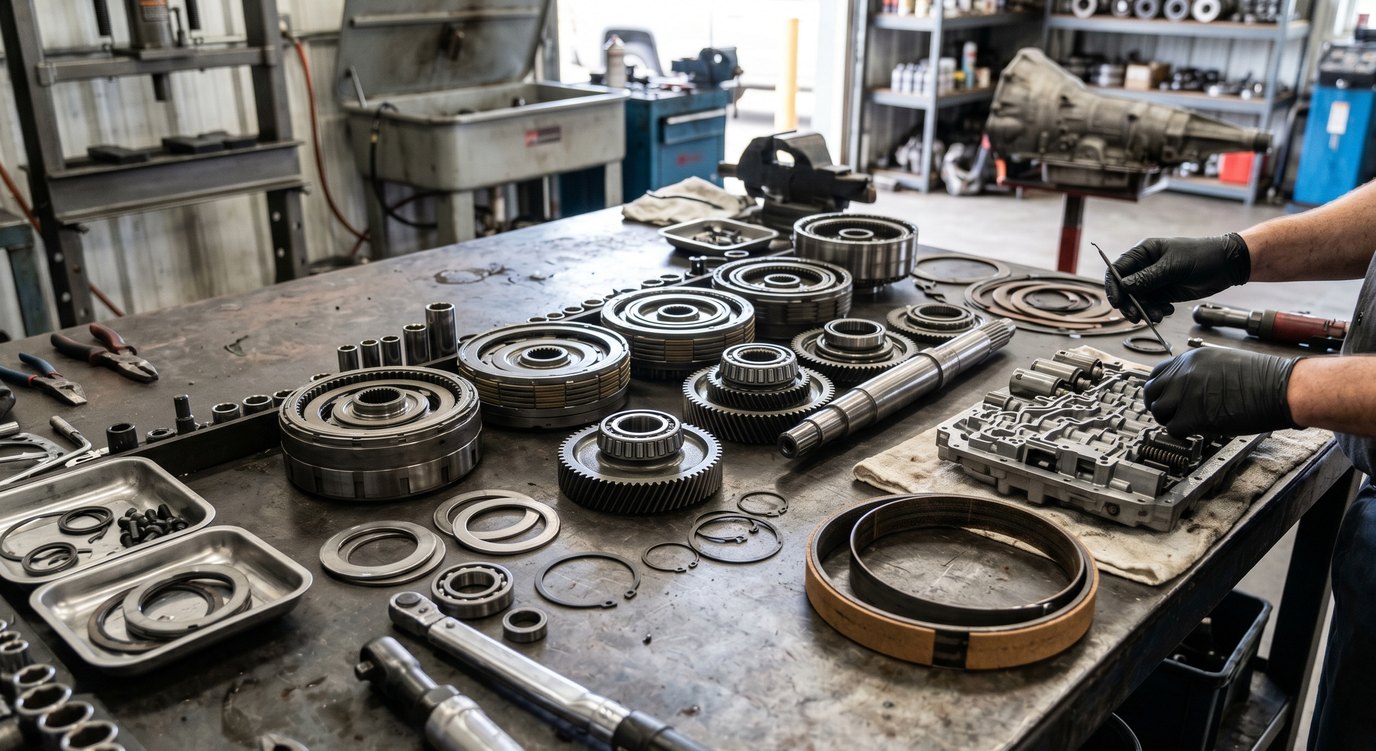 Jeep Commander repair path inspection Jeep NAG1 transmission diagnostic service for Jeep Commander repair planning