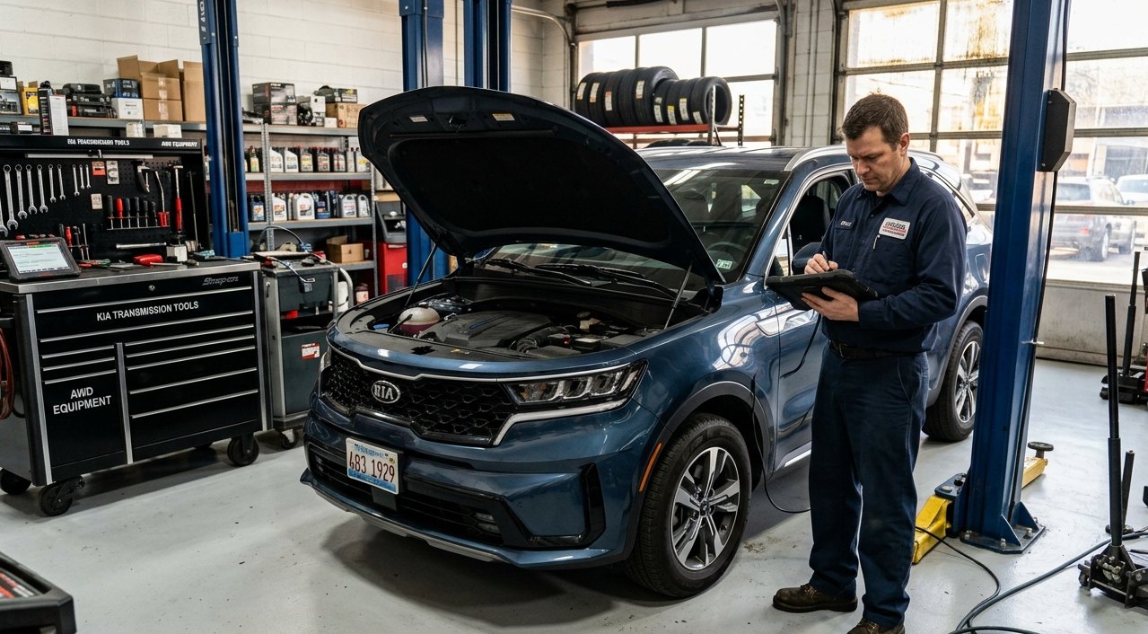 Compass CVT/automatic, 9-speed, AWD, delayed engagement, and driveline diagnosis Jeep Compass transmission and AWD inspection for Jeep Compass transmission repair in Arlington Heights