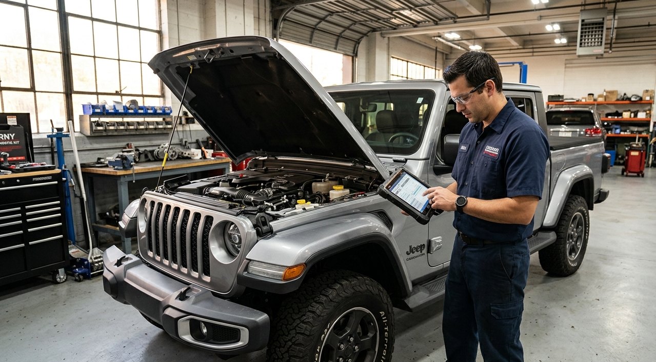 Jeep Wrangler transmission and 4x4 inspection for Jeep Wrangler transmission repair in Arlington Heights