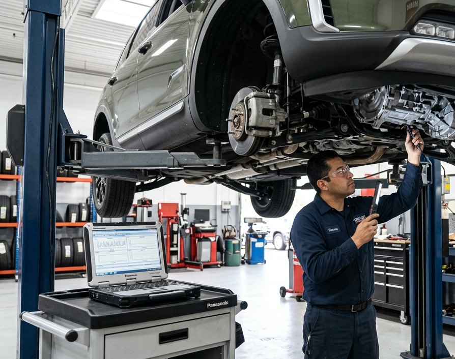 Sorento automatic/DCT, AWD, family-hauler load, converter, and driveline diagnosis Kia Sorento transmission and AWD inspection for Kia Sorento transmission repair in Arlington Heights