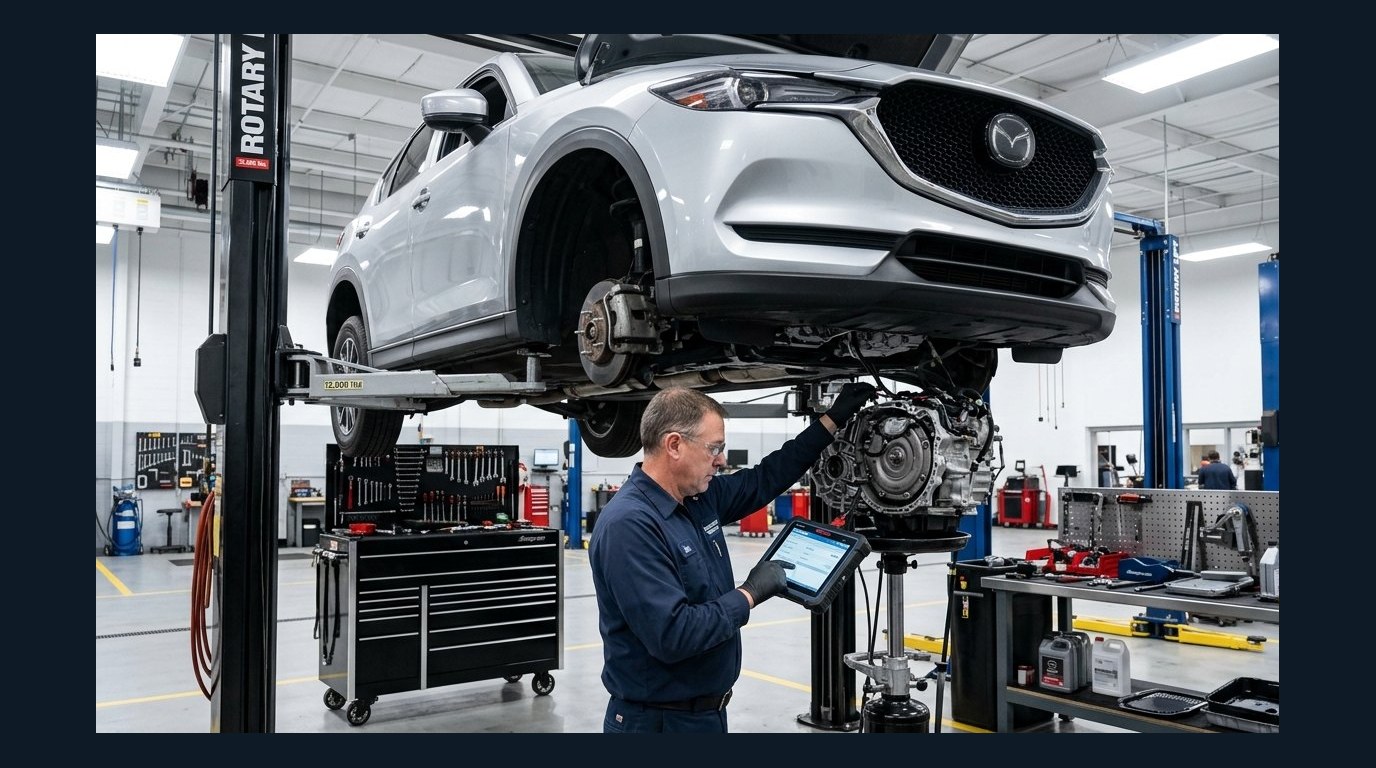 Mazda transmission diagnosis in Arlington Heights Mazda CX-5 Skyactiv transmission diagnostic inspection
