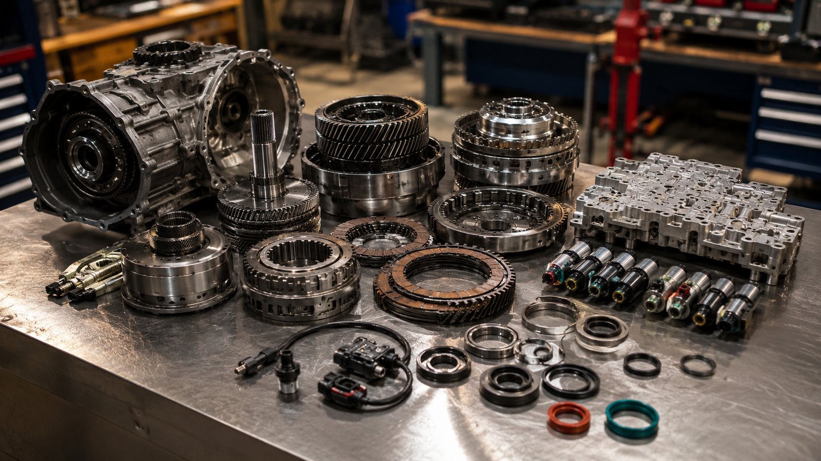 Mercedes transmission internal parts inspection in Arlington Heights