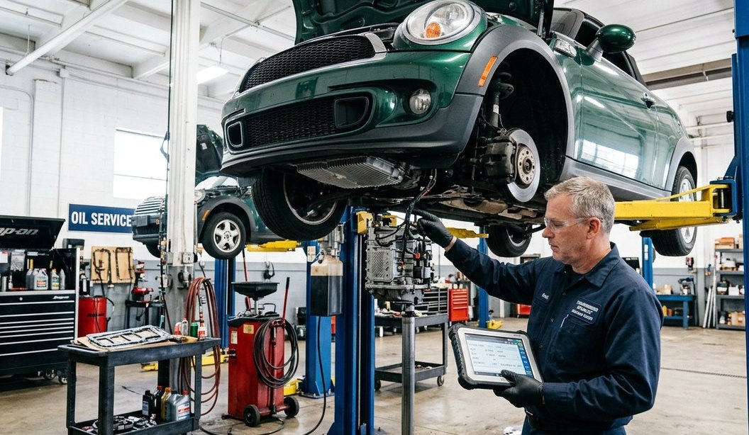 Mini Roadster manual, automatic, clutch, converter, and sport drivability diagnosis Mini Roadster transmission and drivability inspection for Mini Roadster transmission repair in Arlington Heights