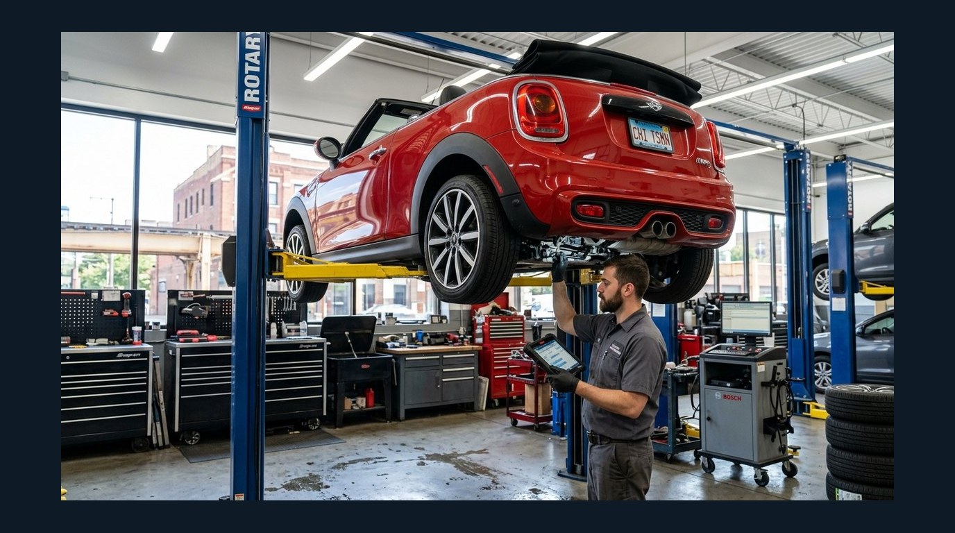 MINI Convertible transmission and driveline diagnostic review