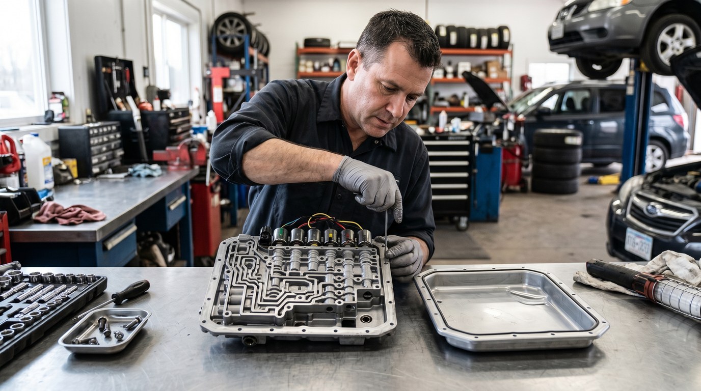 Nissan transmission repair planning Nissan RE0F10 CVT belt wear diagnosis