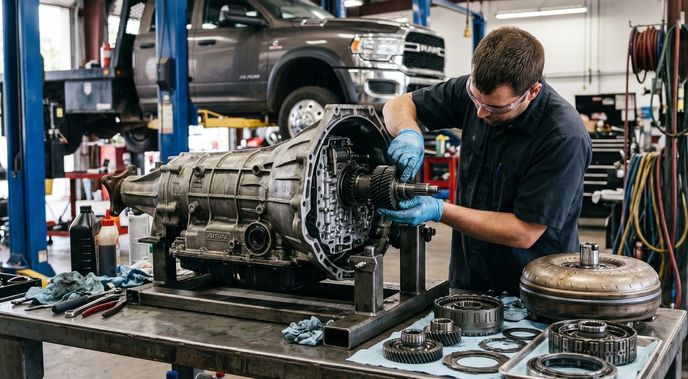 Automatic slipping and pressure-control diagnosis for RAM ProMaster repair plan