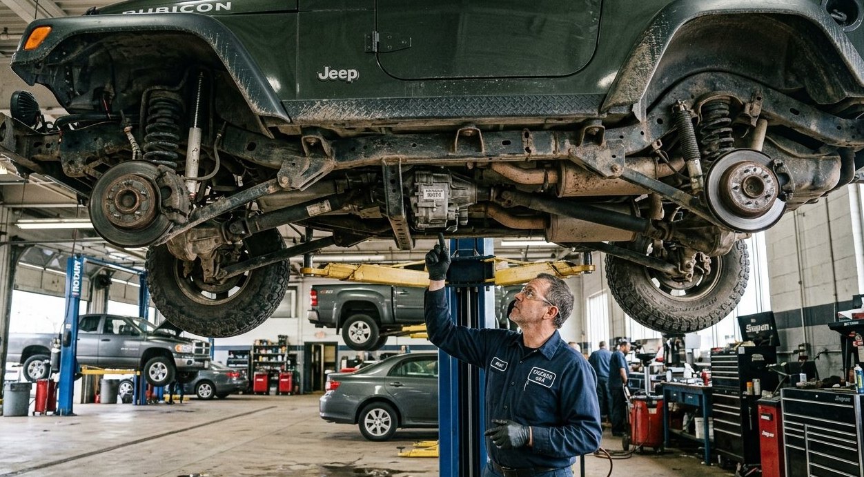 AWD power transfer and driveline inspection for Subaru Legacy inspection
