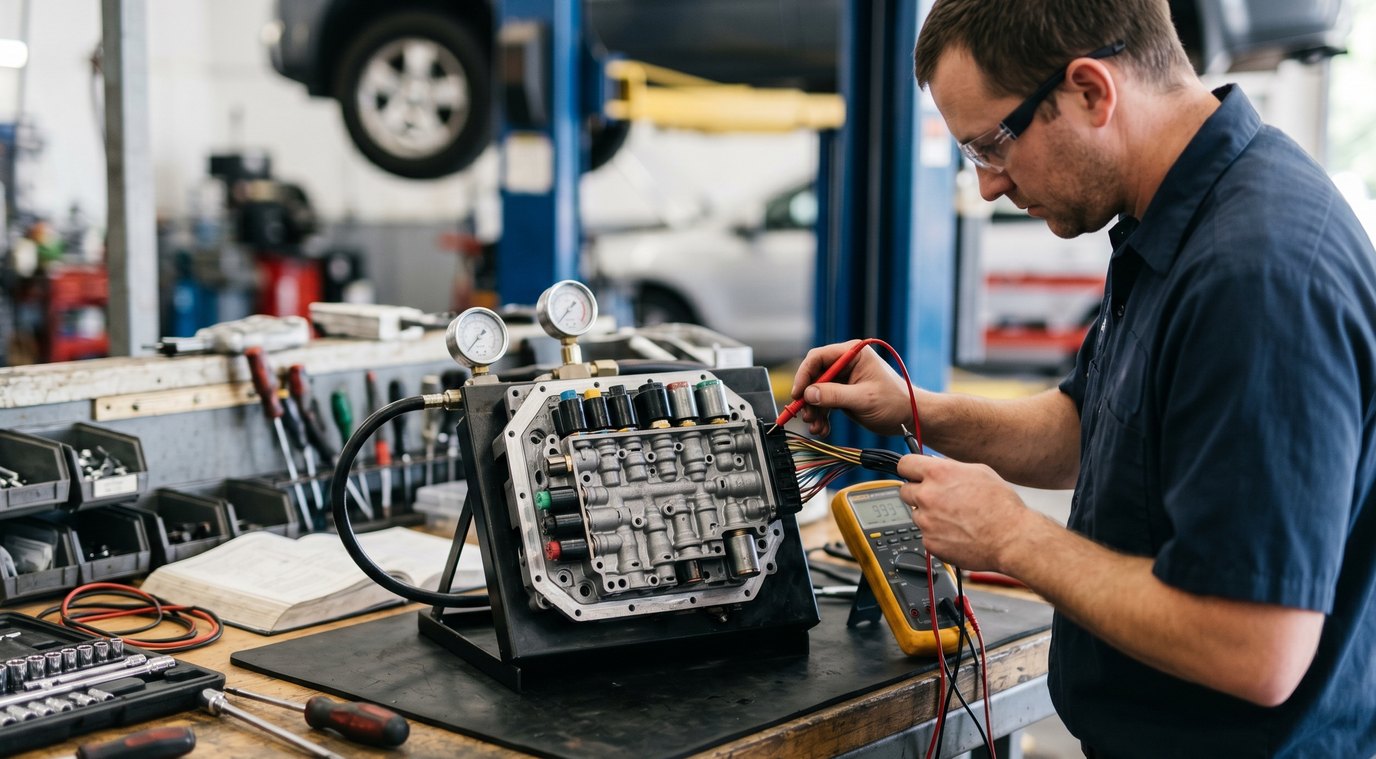 Toyota A750 valve body repair inspection for Toyota Land Cruiser symptoms