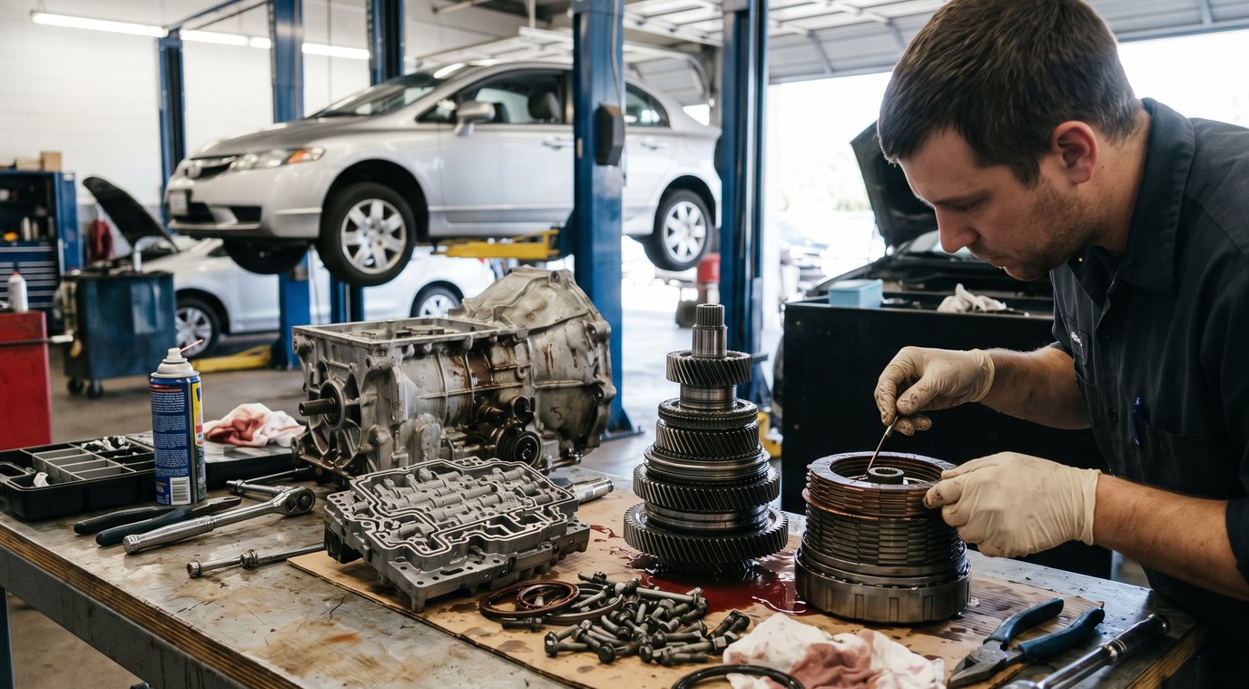 Toyota Land Cruiser repair path inspection Toyota A340 automatic transmission rebuild inspection for Toyota Land Cruiser repair planning
