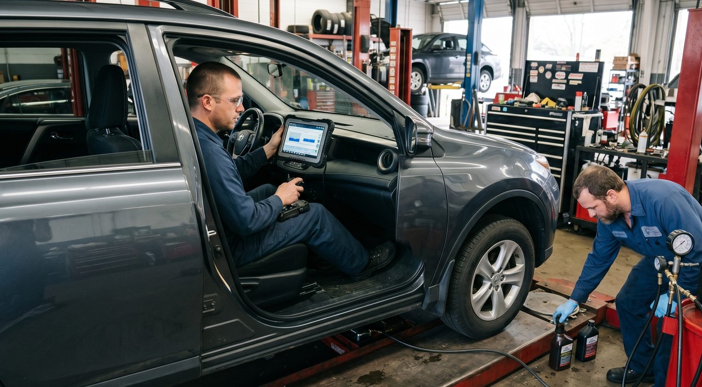 Toyota A750E transmission diagnostic inspection for Toyota Sequoia symptoms