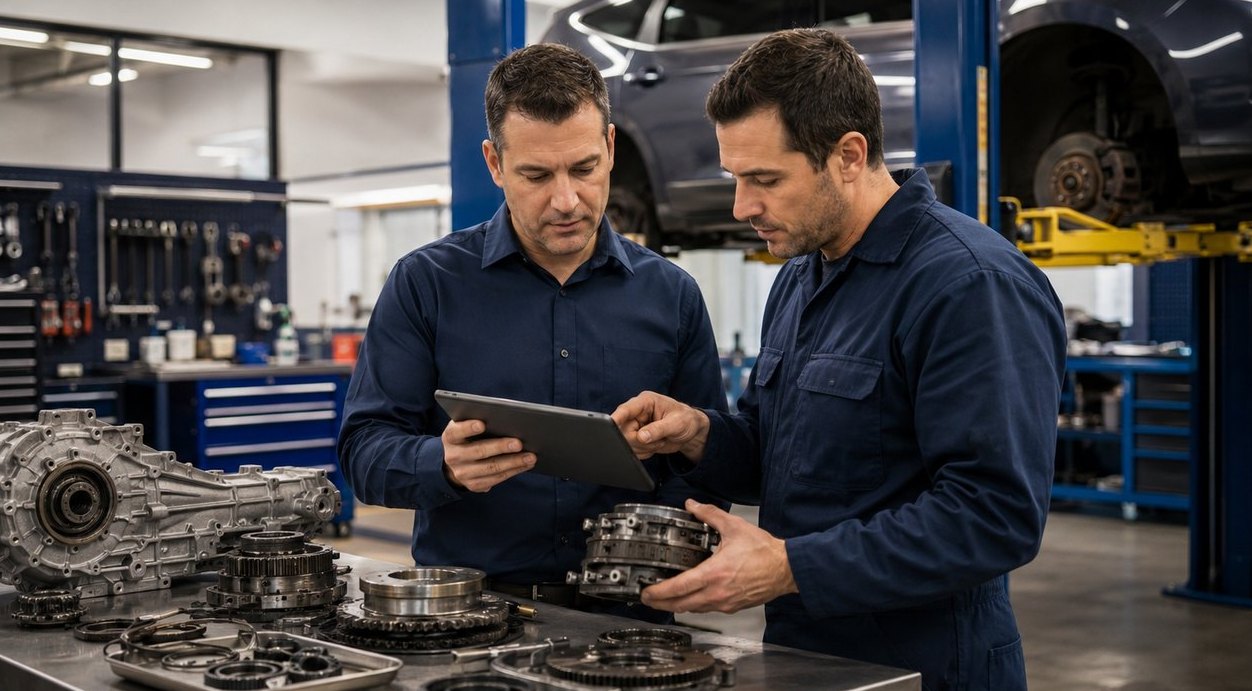 Transmission and driveline repair plan review for Volvo C40 Recharge repair plan