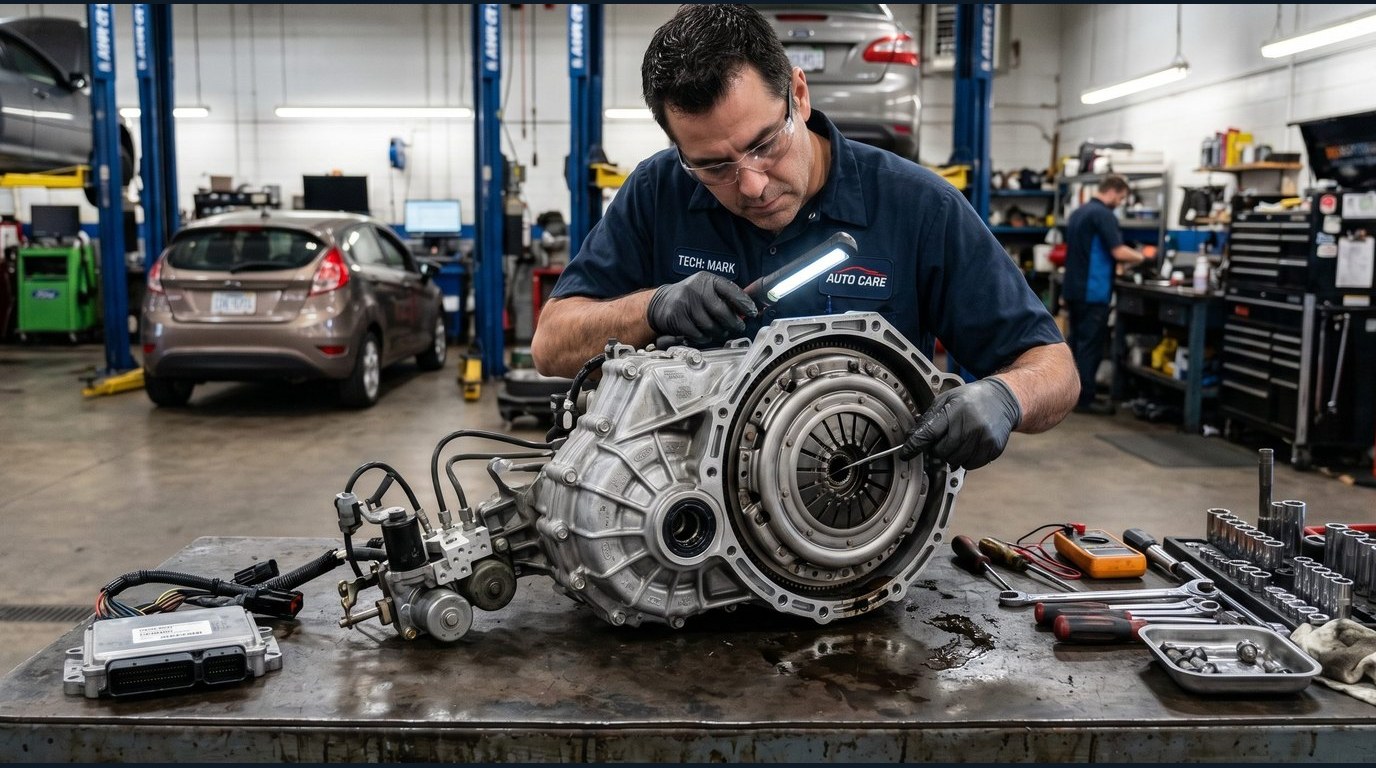 Volvo transmission diagnosis in Arlington Heights Volvo XC90 Aisin automatic transmission inspection